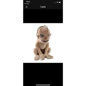 The Lord of the Rings Gollum Collector's Plush Soft Toy 23cm Tall - Noble